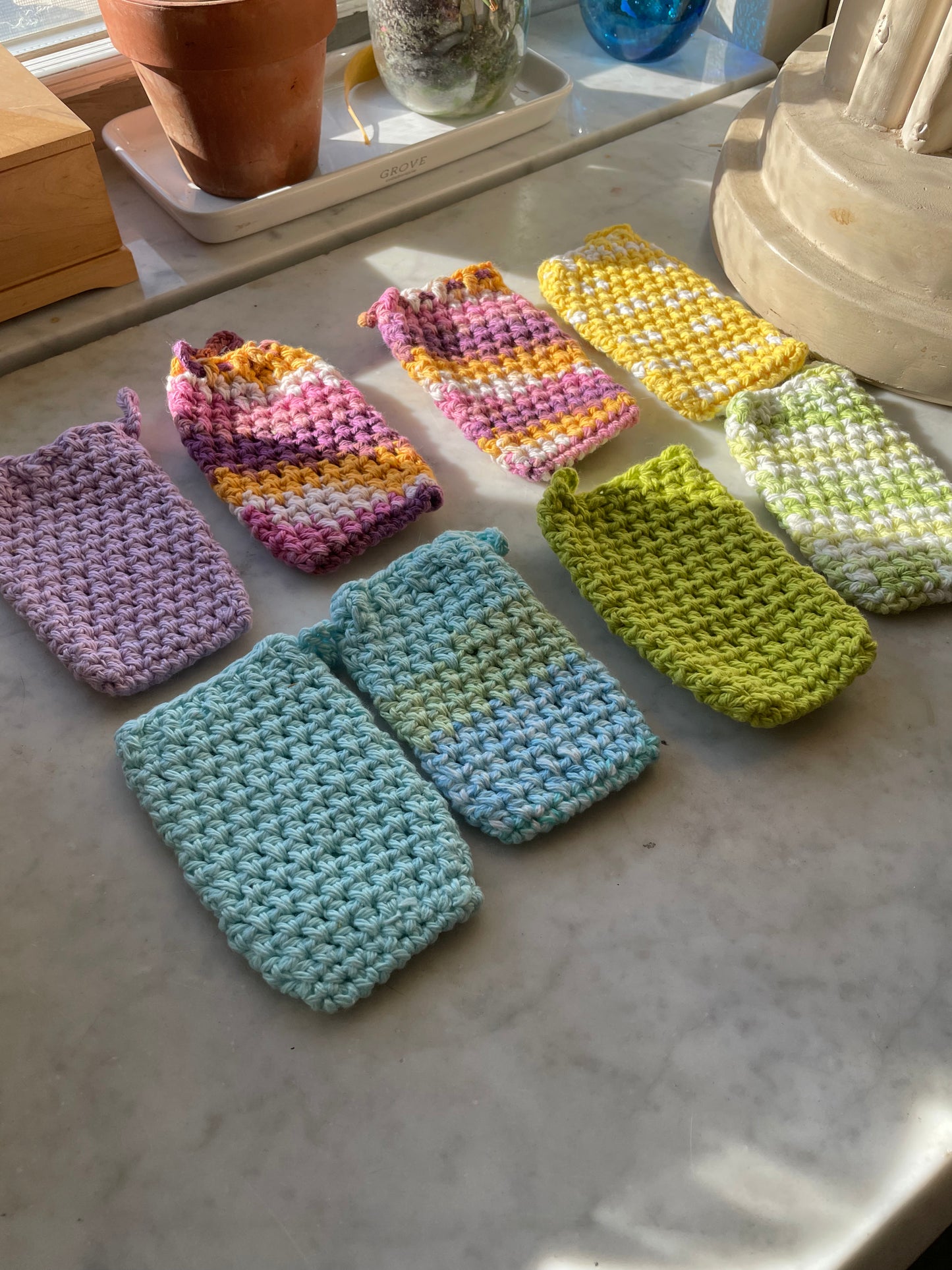 Zero waste soap saver 100% cotton, regular size