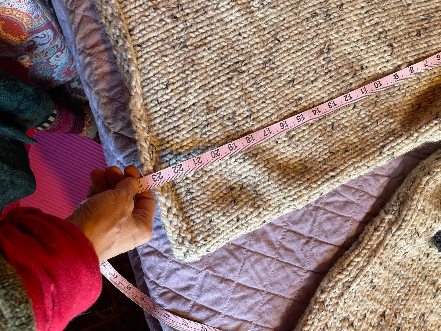 Boxy Unisex Skull Sweater — Oatmeal + Charcoal Heather 4-5XL