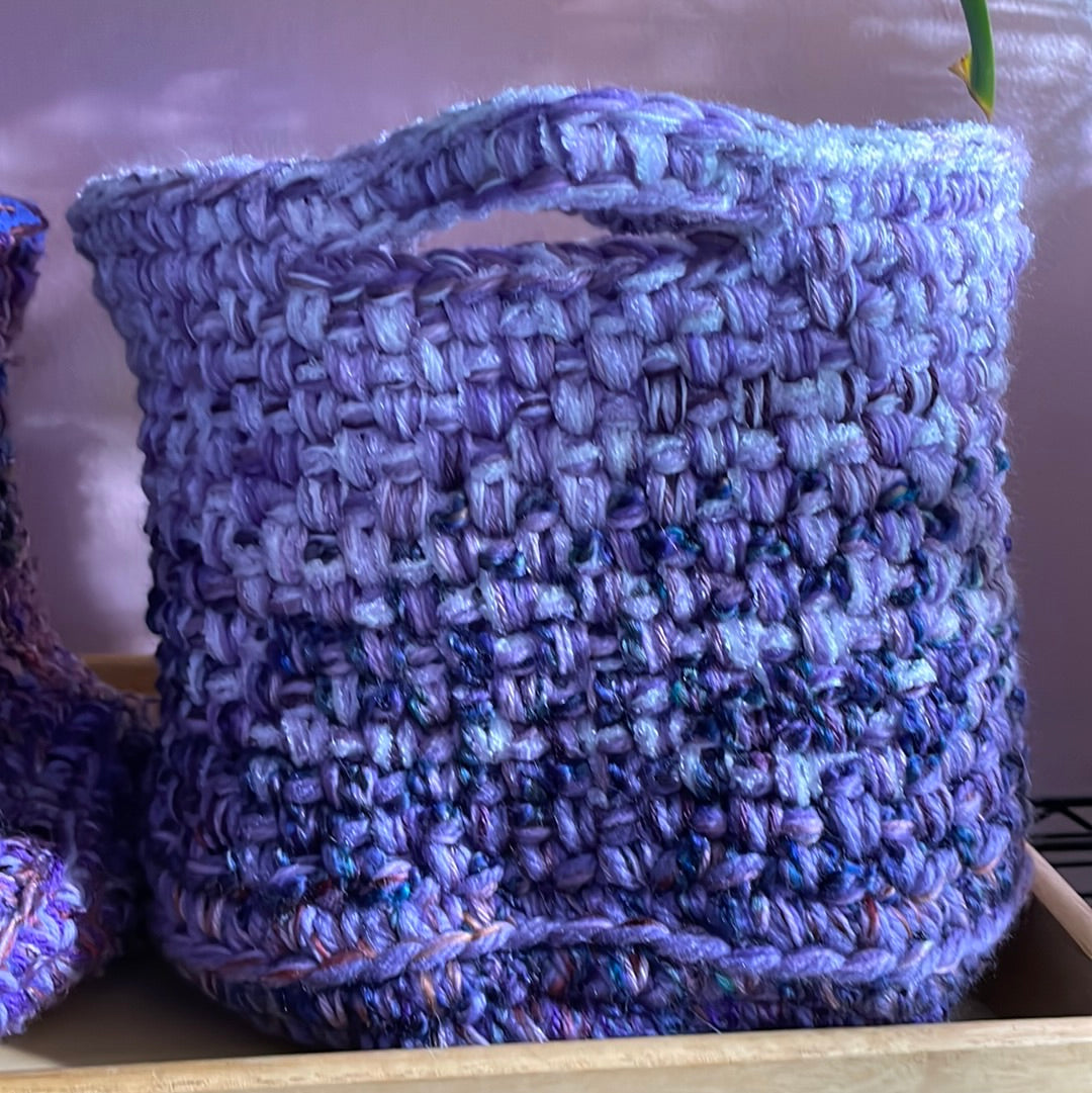 Hand-Crocheted Boho Basket: The Perfect Blend of Style and Function