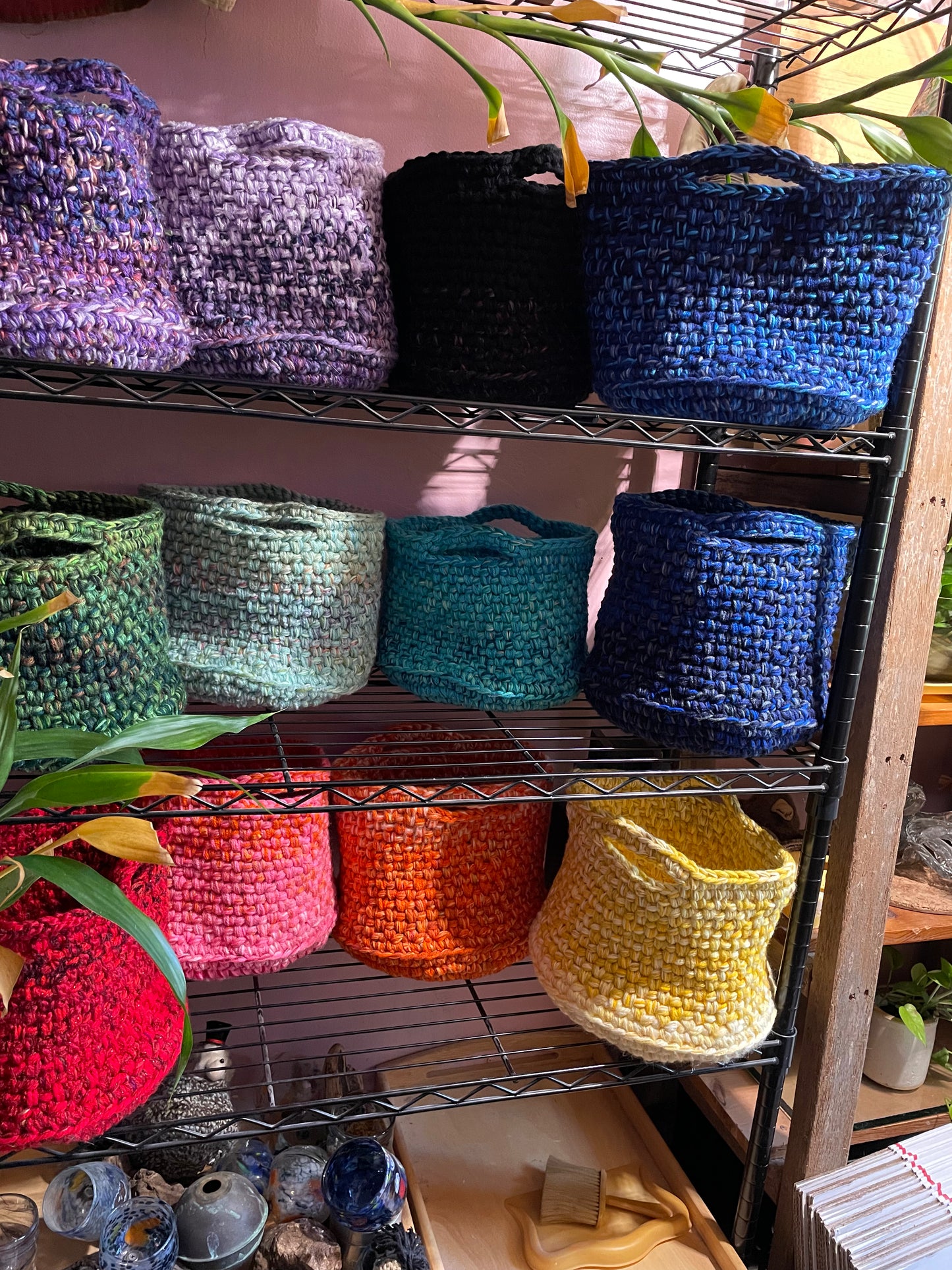 Hand-Crocheted Boho Basket: The Perfect Blend of Style and Function