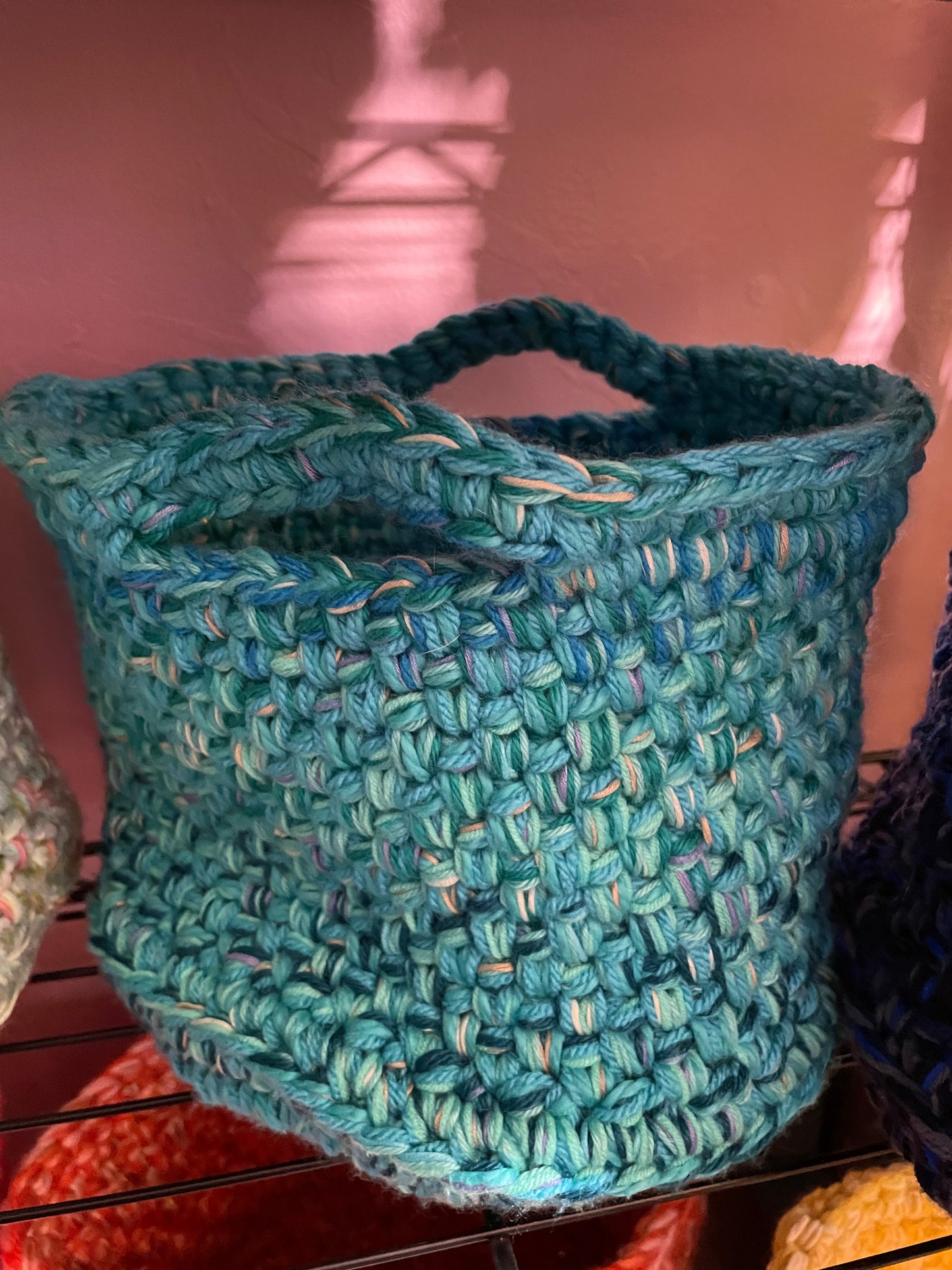 Hand-Crocheted Boho Basket: The Perfect Blend of Style and Function