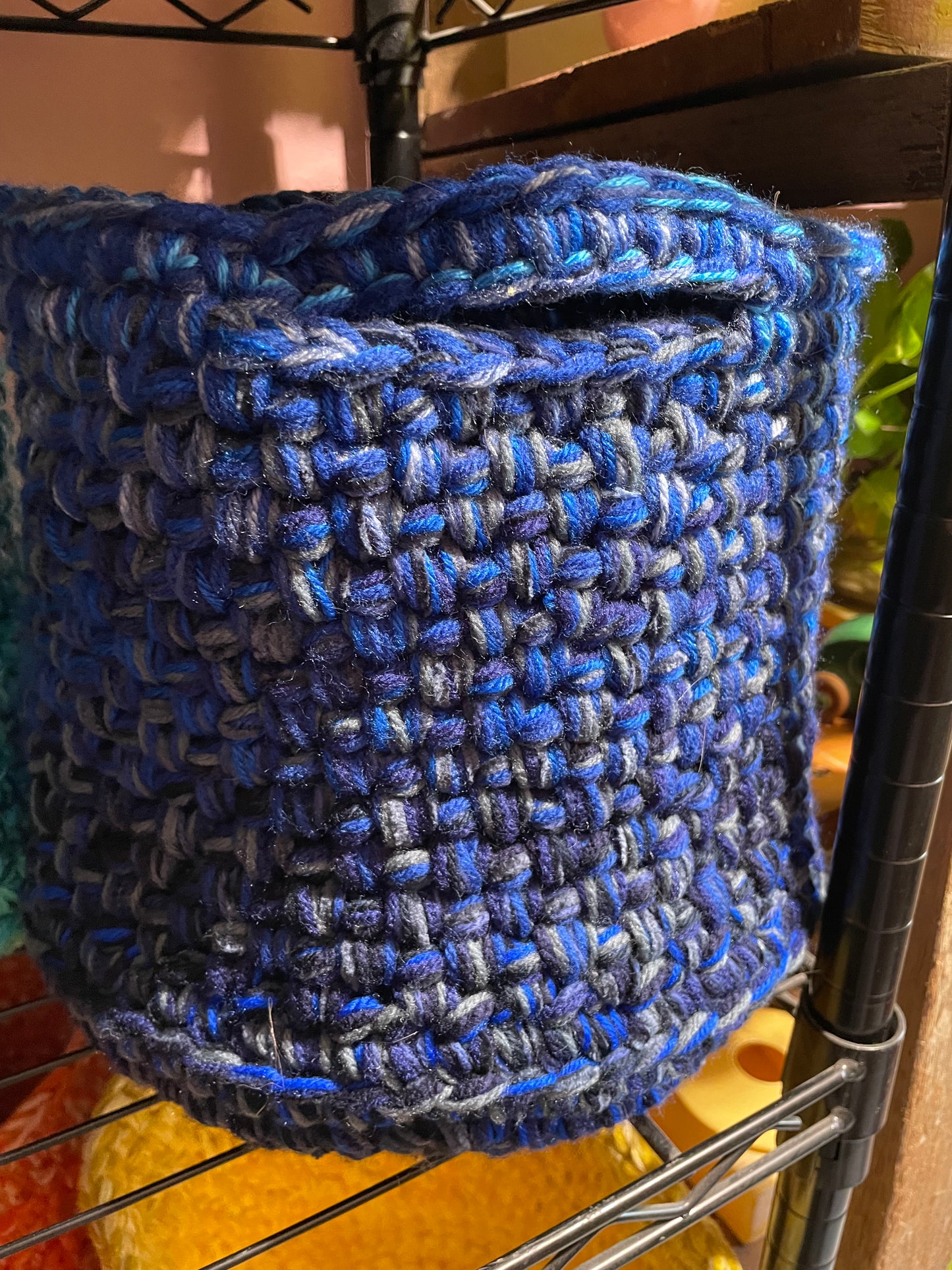 Hand-Crocheted Boho Basket: The Perfect Blend of Style and Function