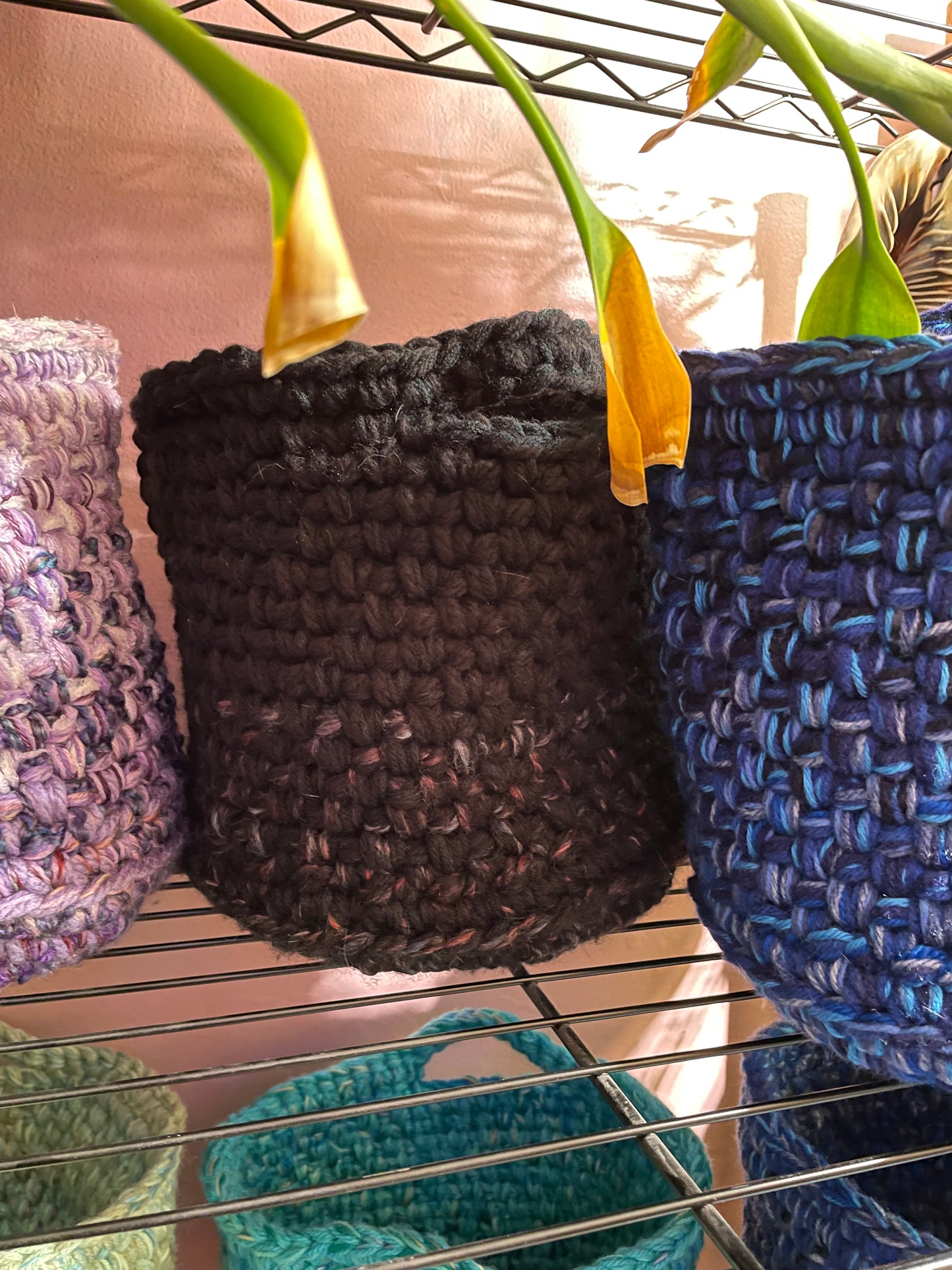 Hand-Crocheted Boho Basket: The Perfect Blend of Style and Function