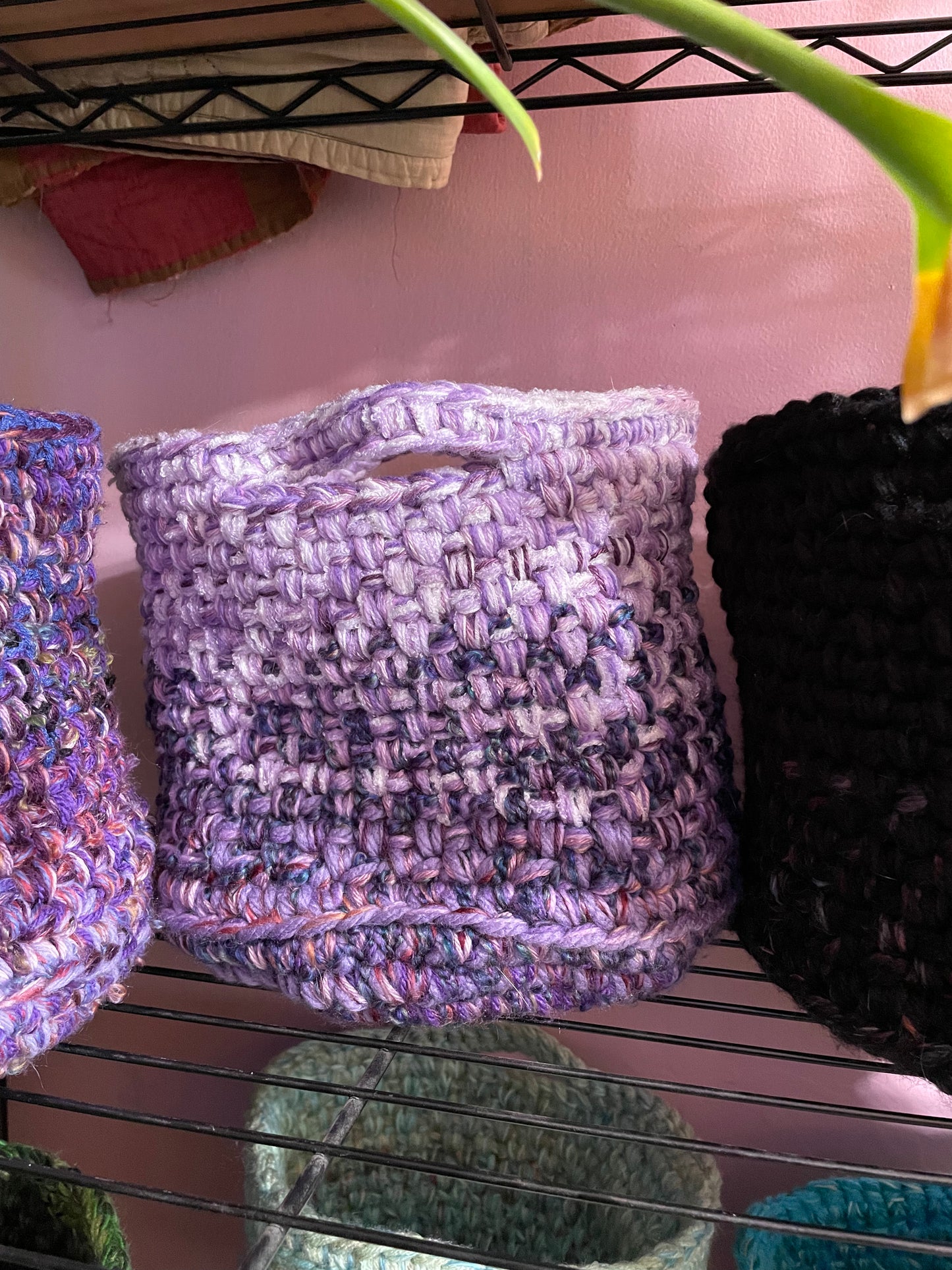 Hand-Crocheted Boho Basket: The Perfect Blend of Style and Function