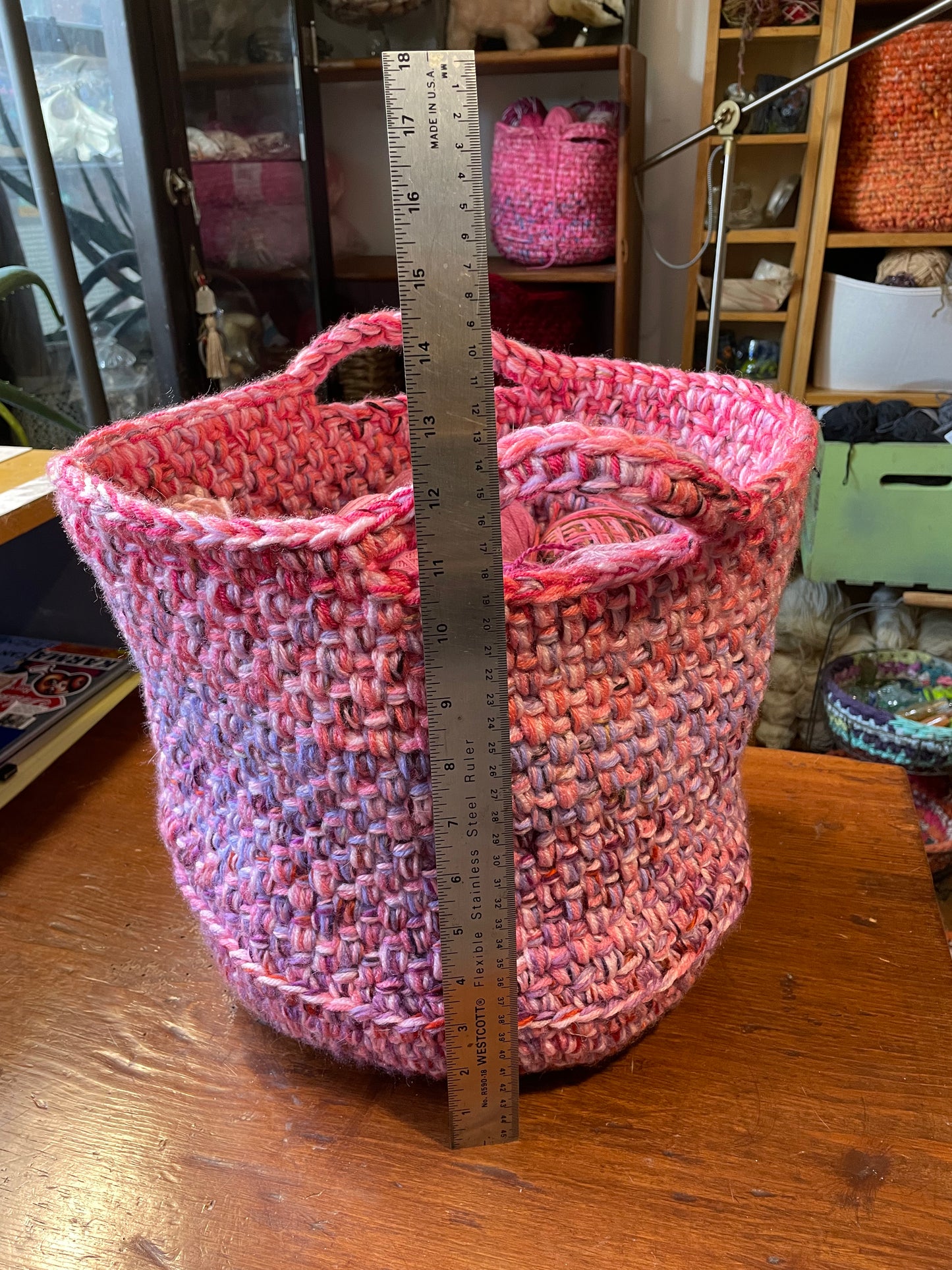 Hand-Crocheted Boho Basket: The Perfect Blend of Style and Function