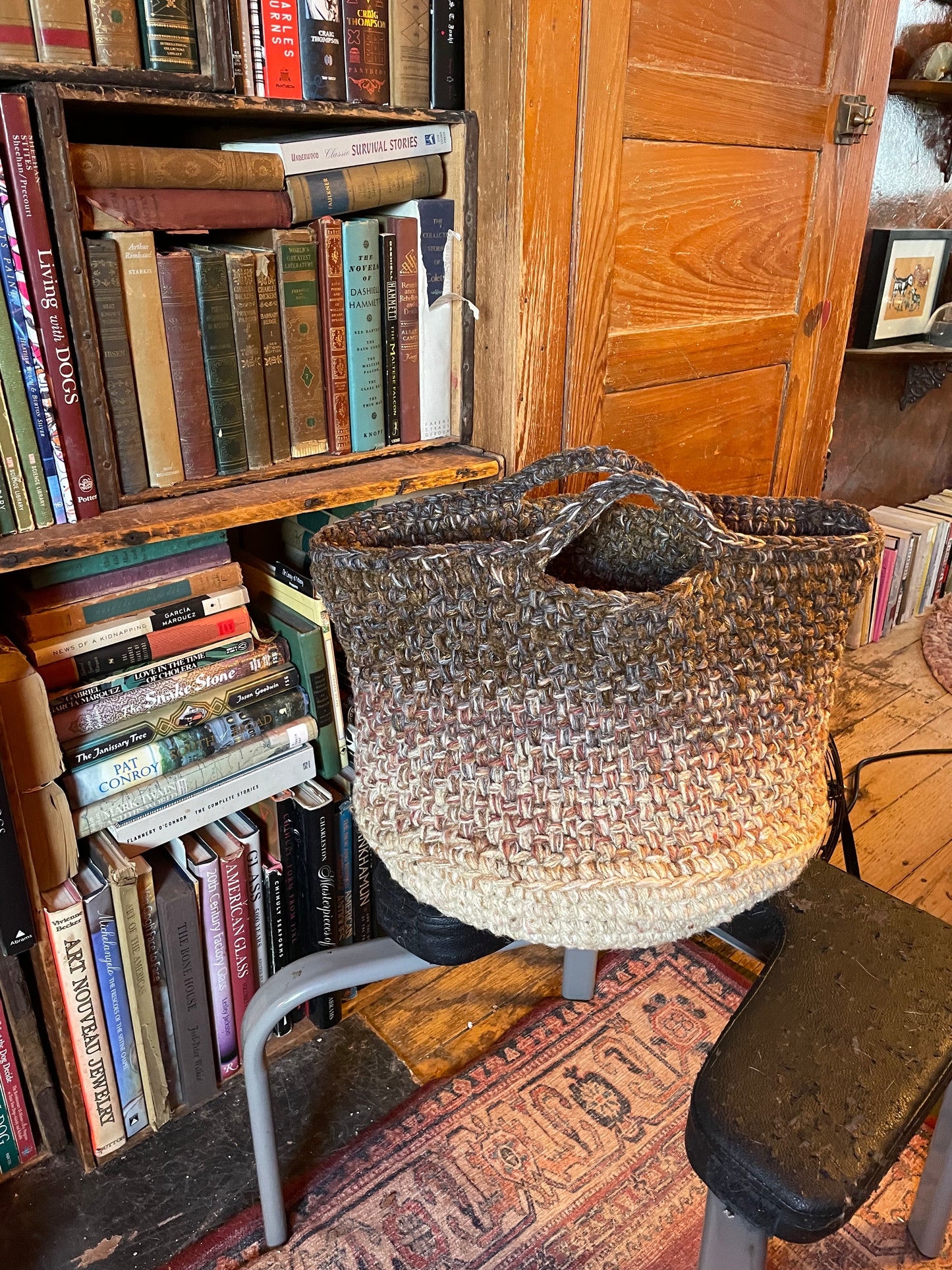 Hand-Crocheted Boho Basket: The Perfect Blend of Style and Function