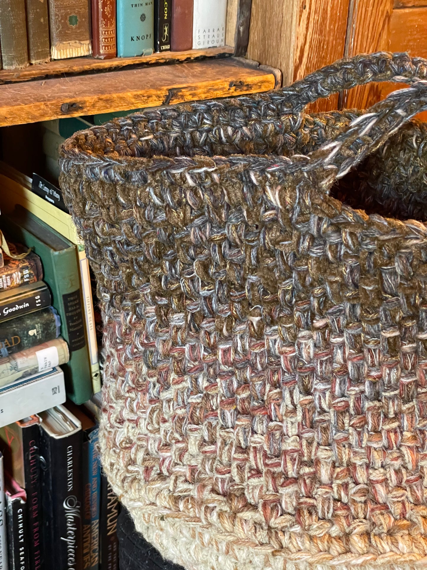 Hand-Crocheted Boho Basket: The Perfect Blend of Style and Function