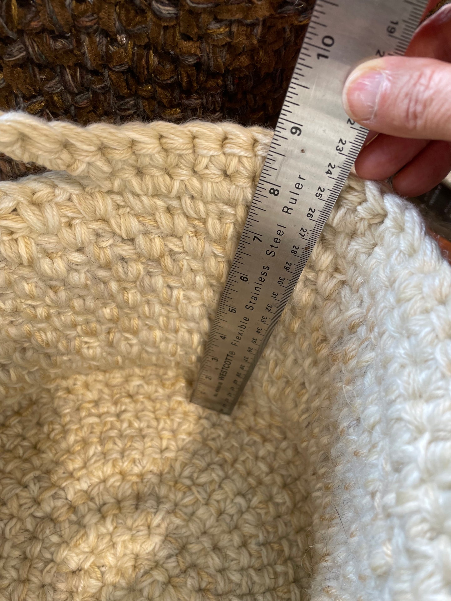 Hand-Crocheted Boho Basket: The Perfect Blend of Style and Function