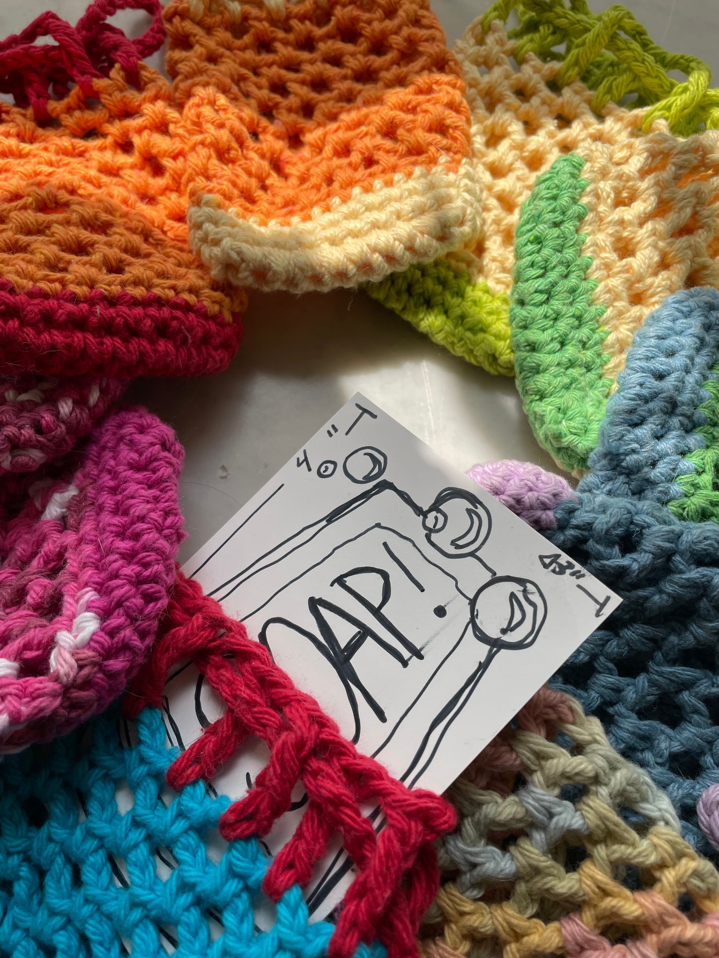 Zero waste soap saver 100% cotton, large bar size