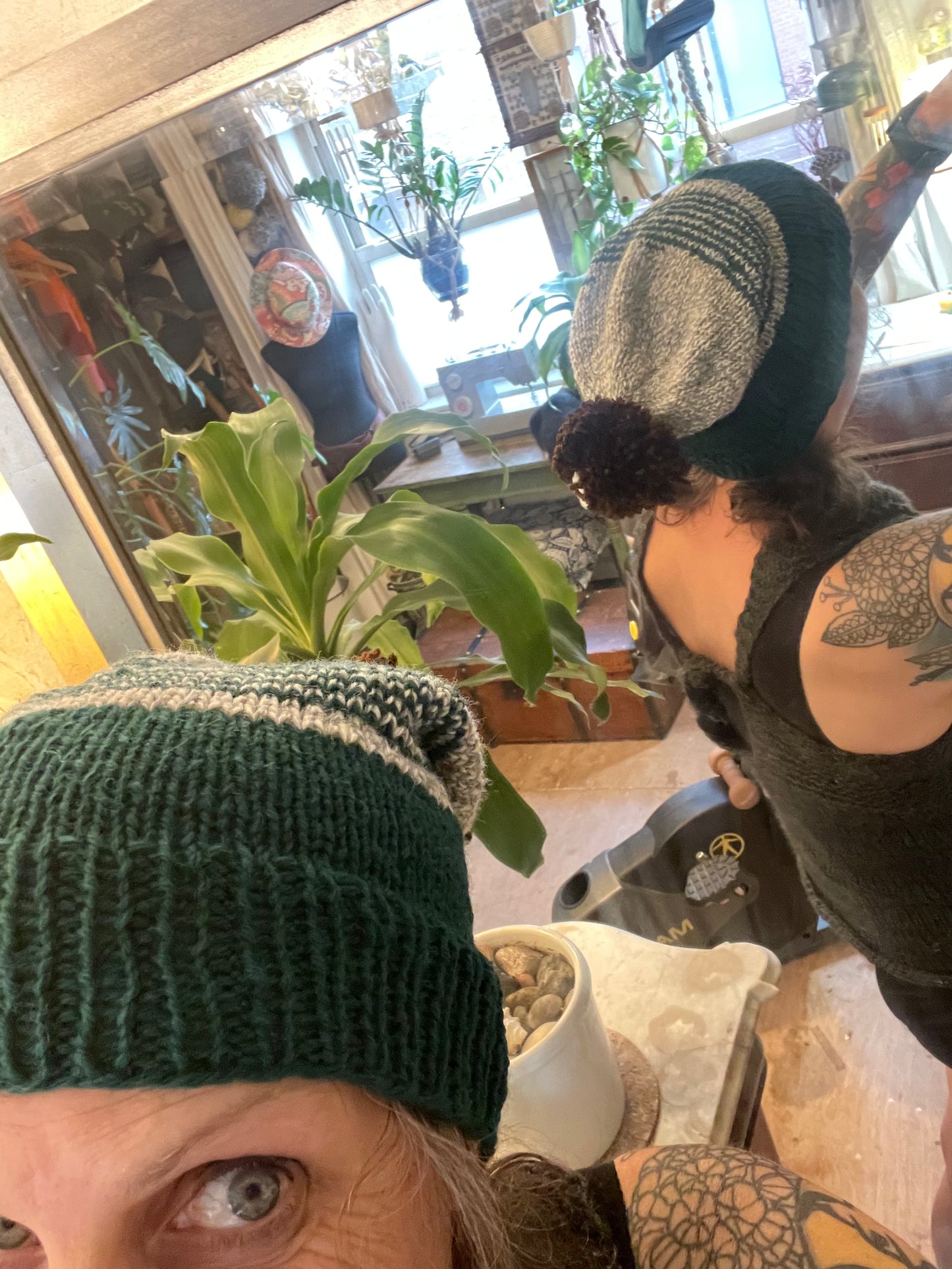 Philadelphia hand knit beanie with removable football 🏈 pompom