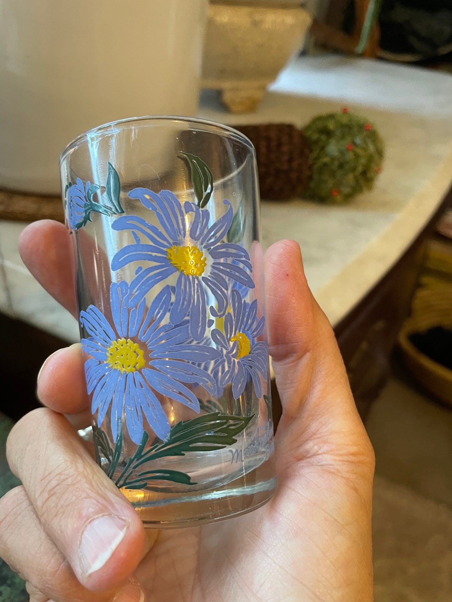 Cute little cactus pincushions in vintage jelly jar