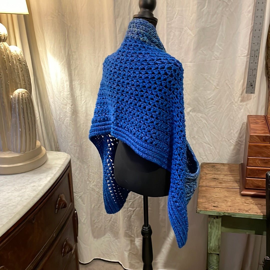 Perfect Pocket Shawl crocheted scarf