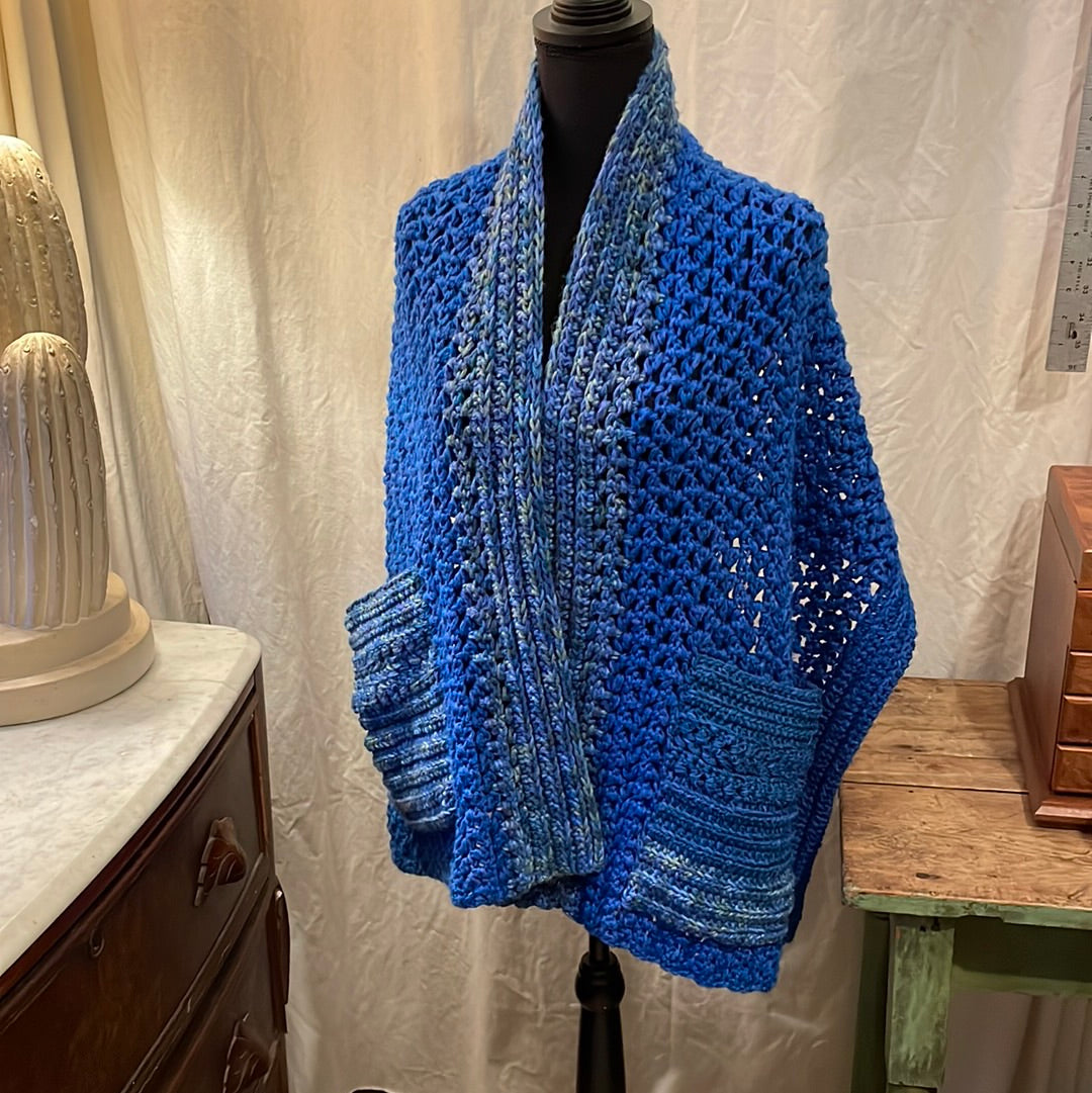 Perfect Pocket Shawl crocheted scarf