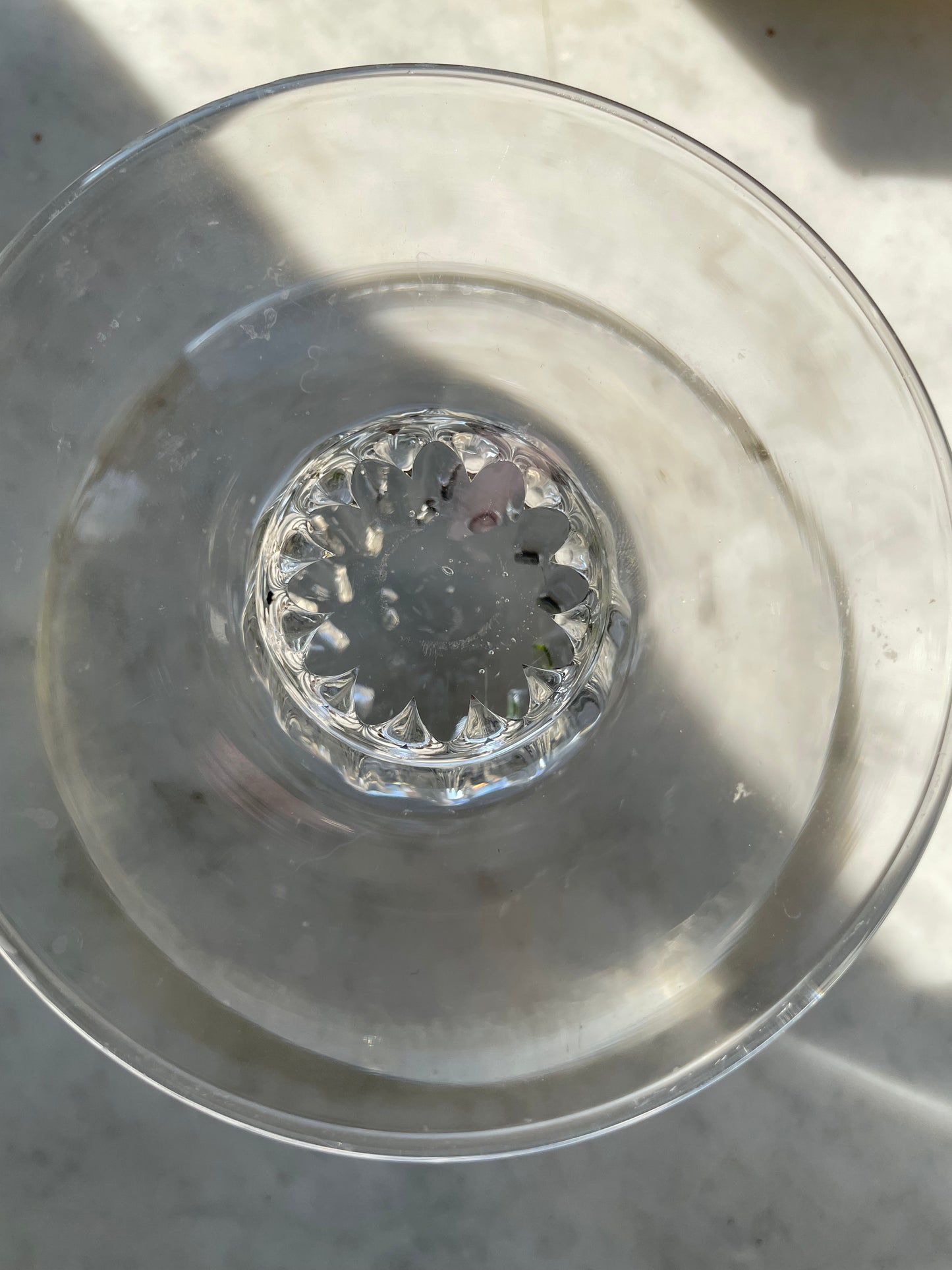 Pair of Vintage Who Dog Studios hand blown glass pillar candle risers