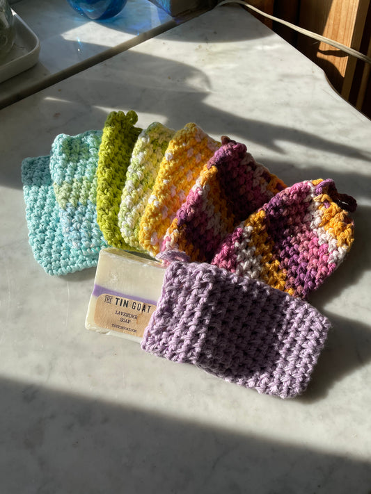 Zero waste soap saver 100% cotton, regular size